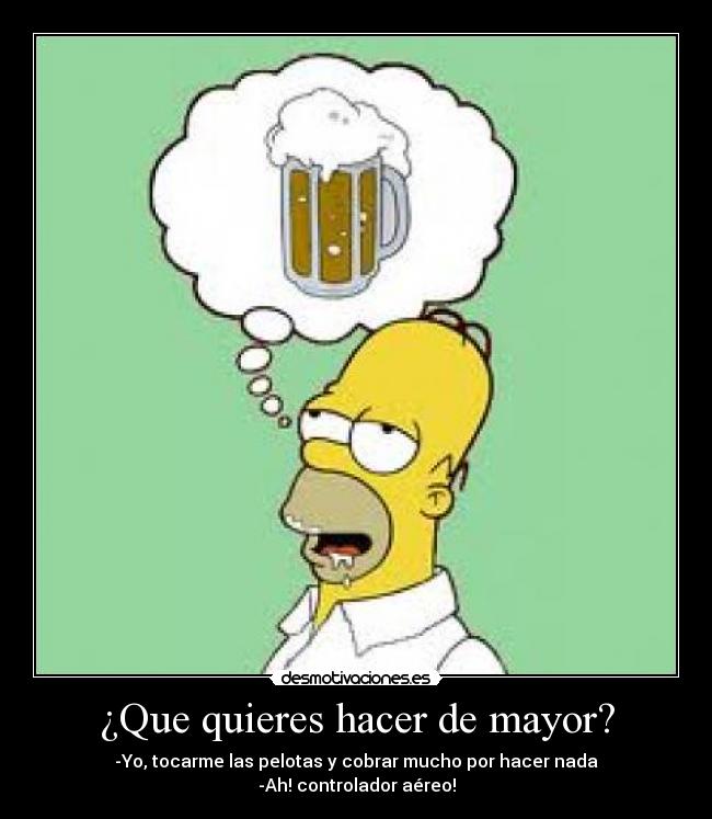 ¿Que quieres hacer de mayor? -