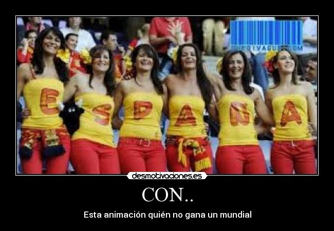 CON.. - Esta animación quién no gana un mundial