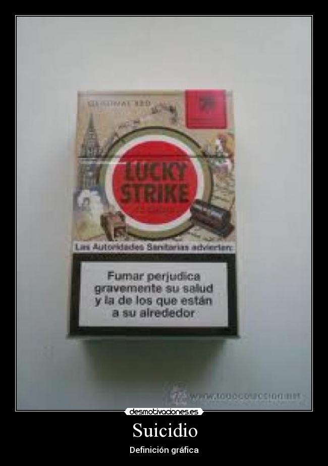 Suicidio - Definición gráfica