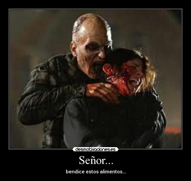 Señor... - bendice estos alimentos...