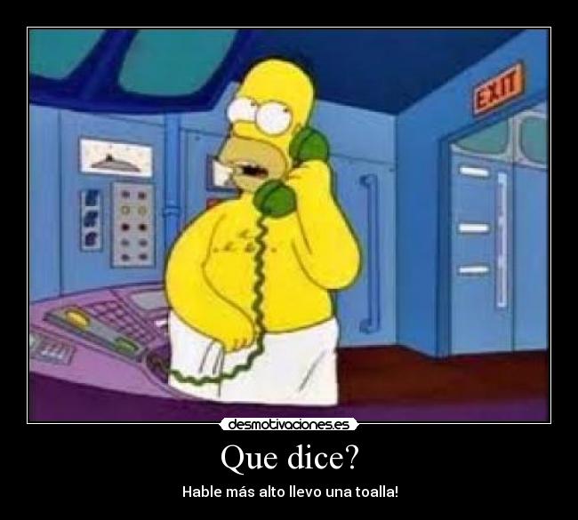 Que dice? - 