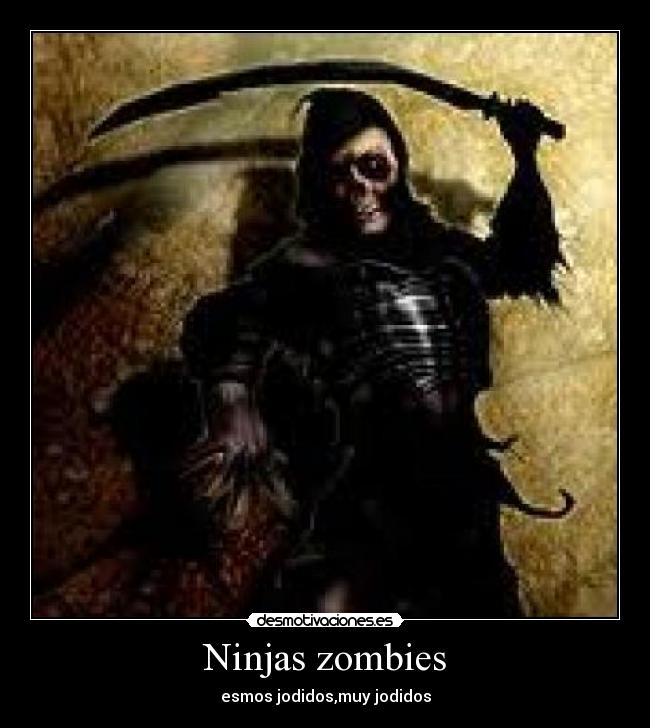 Ninjas zombies -