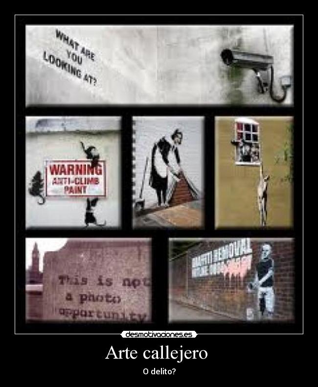 Arte callejero  - O delito?