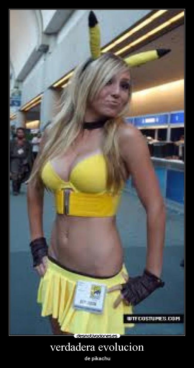 verdadera evolucion - de pikachu