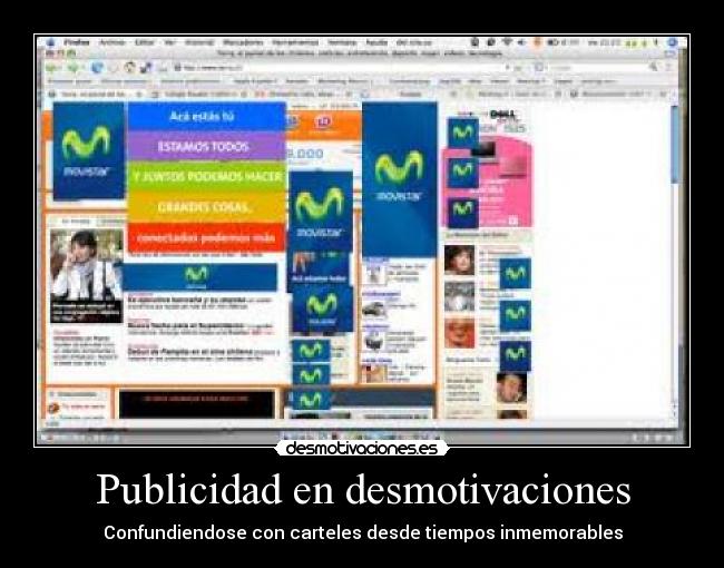 Publicidad en desmotivaciones -