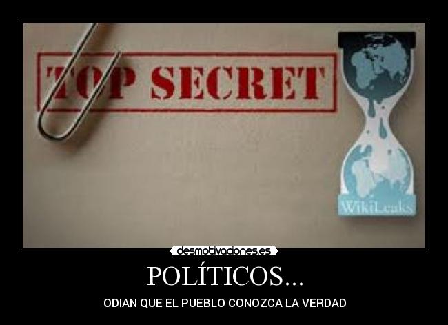 carteles wikileaks desmotivaciones