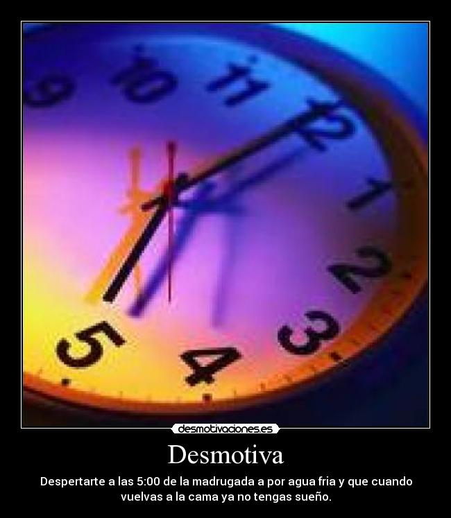 carteles reloj desmotivaciones