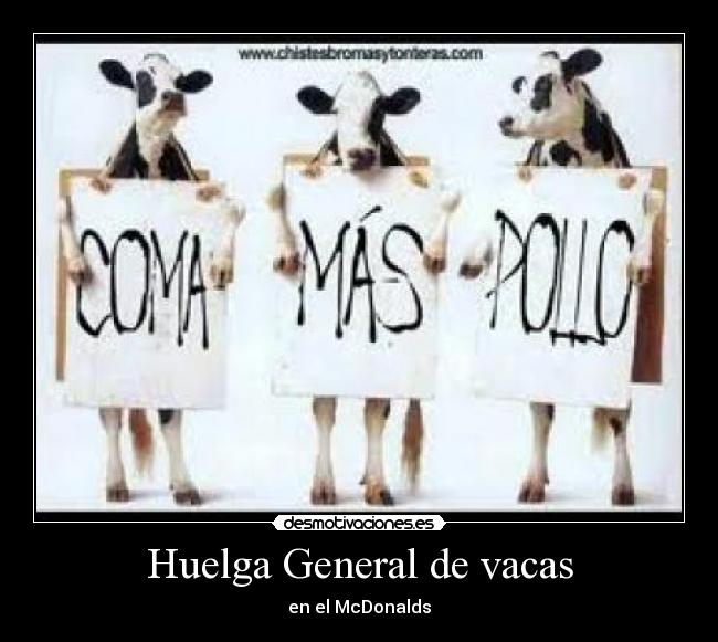 Huelga General de vacas -