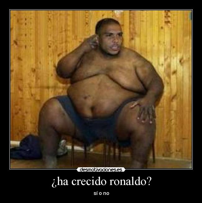 ¿ha crecido ronaldo? -