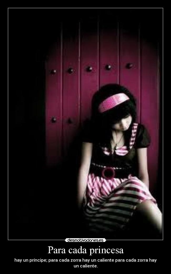 Para cada princesa -