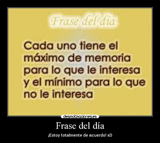 Frase del día -