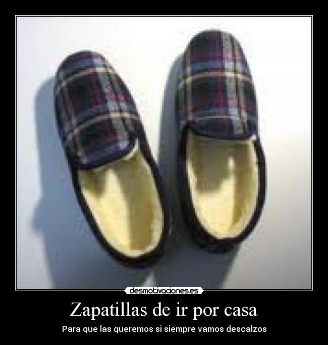 Zapatillas de ir por casa -