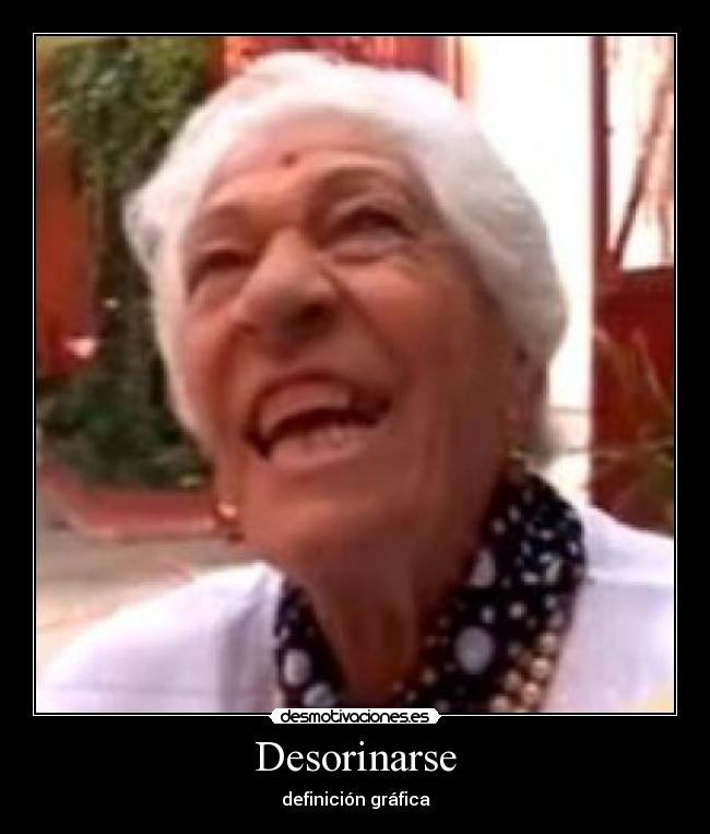 Desorinarse - definición gráfica