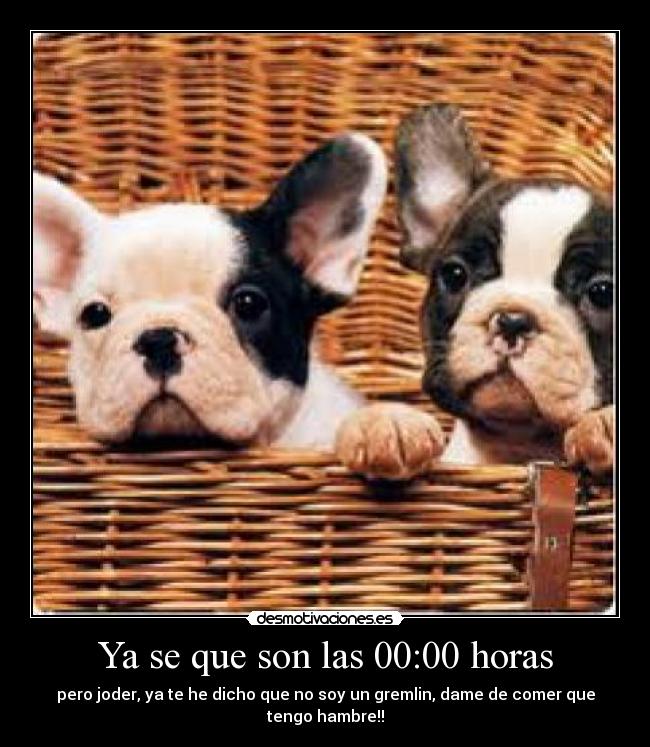 Ya se que son las 00:00 horas - 