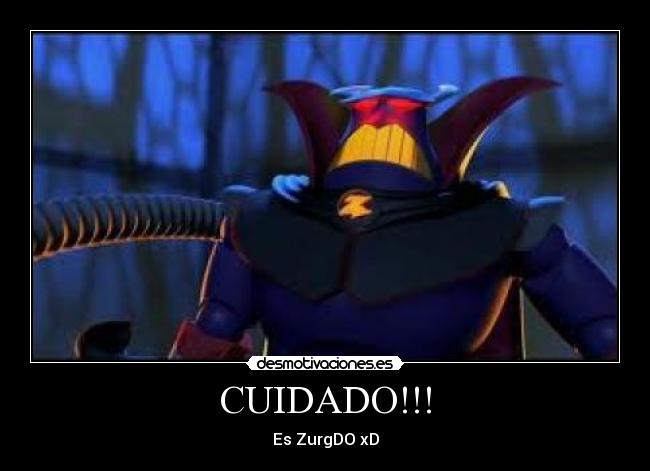carteles zurg toy story desmotivaciones