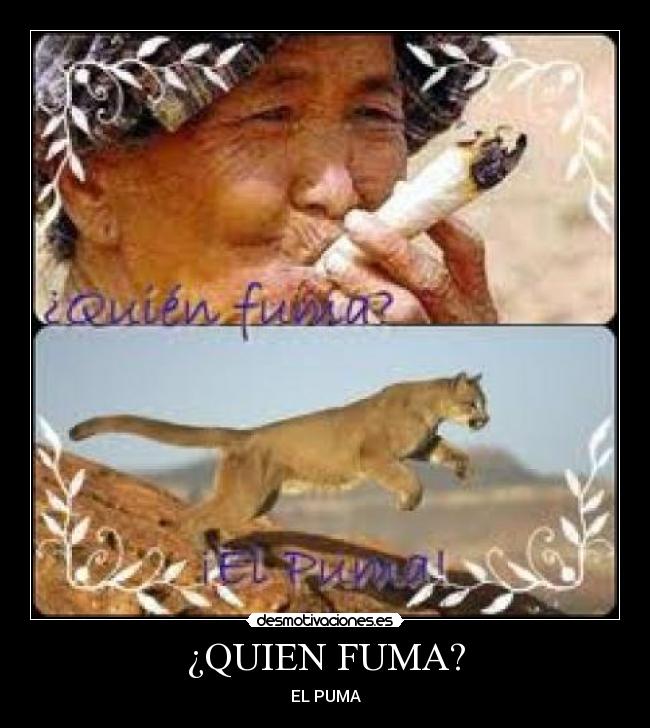 ¿QUIEN FUMA? -