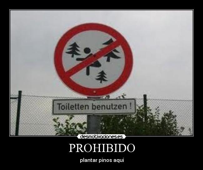 PROHIBIDO -