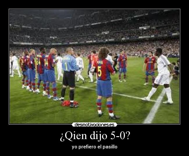 ¿Qien dijo 5-0? -