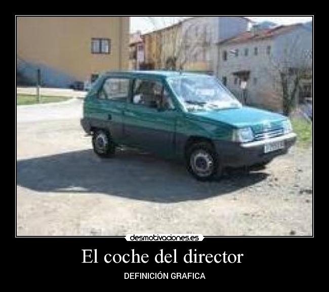El coche del director -