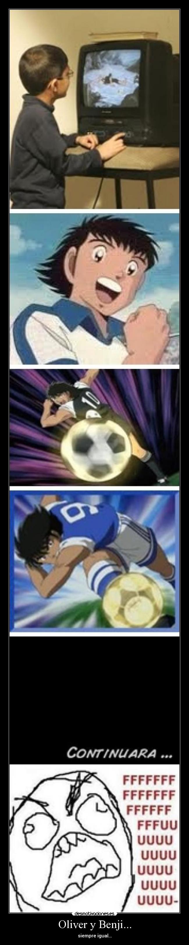 Oliver y Benji... - siempre igual...