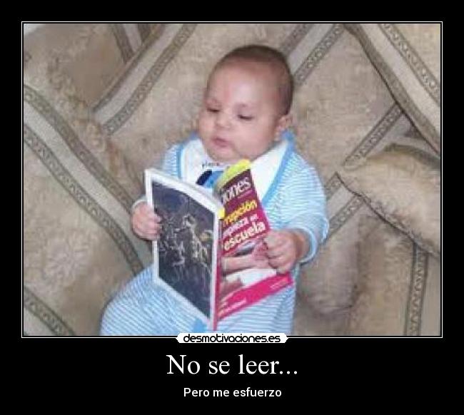 No se leer... - 