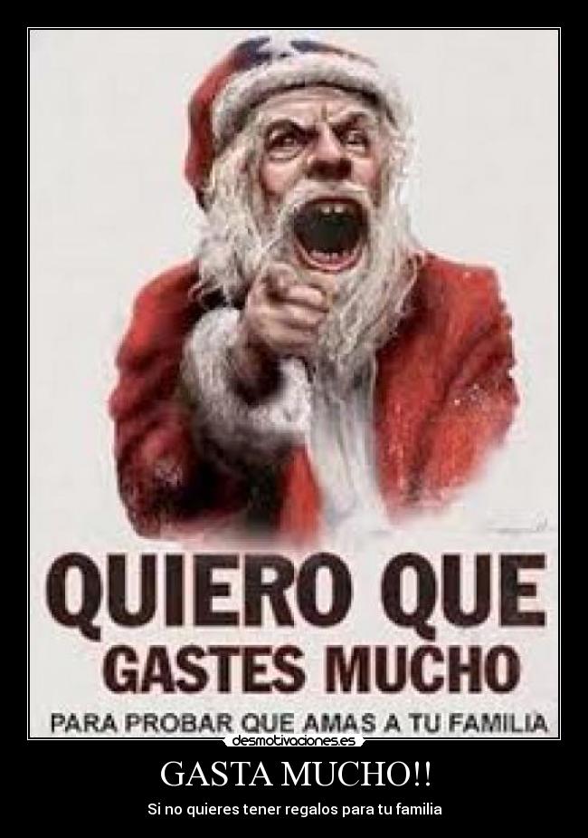 GASTA MUCHO!! - Si no quieres tener regalos para tu familia