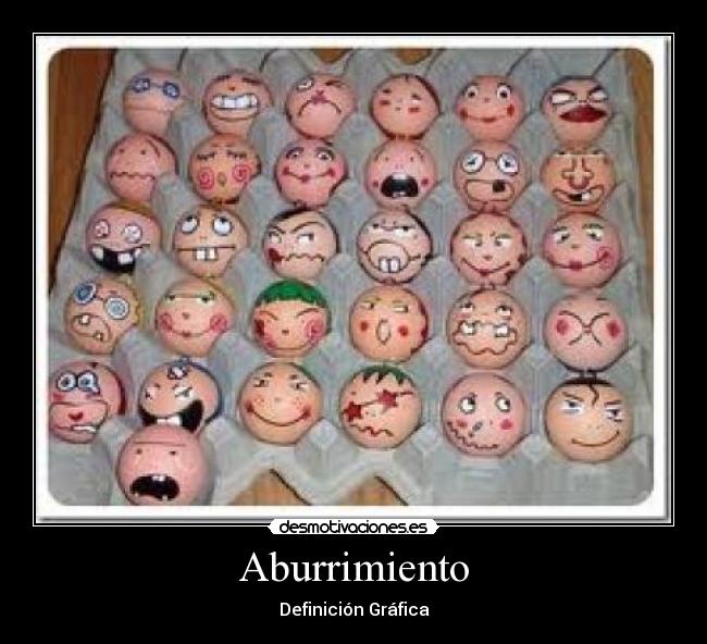 Aburrimiento - Definición Gráfica