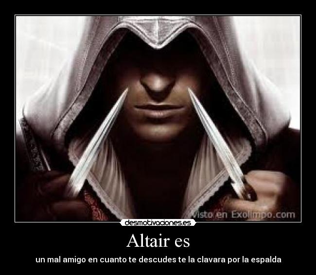 carteles traidor assassins creed desmotivaciones
