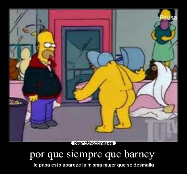 por que siempre que barney -