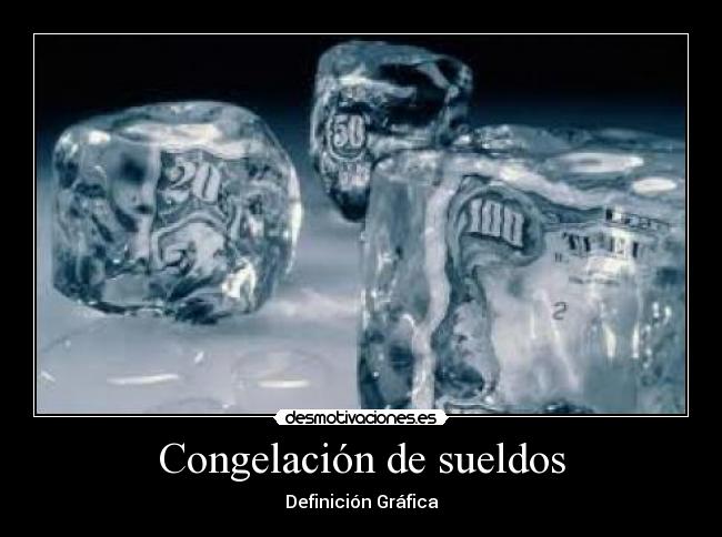 Congelación de sueldos - Definición Gráfica