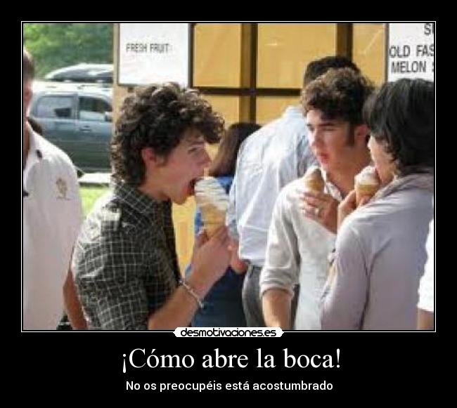 ¡Cómo abre la boca! - No os preocupéis está acostumbrado