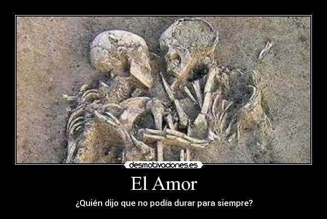 El Amor - ¿Quién dijo que no podía durar para siempre?