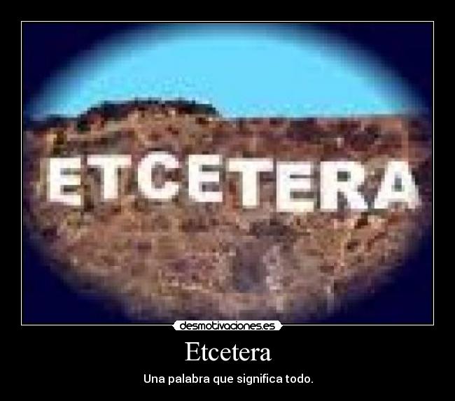Etcetera -
