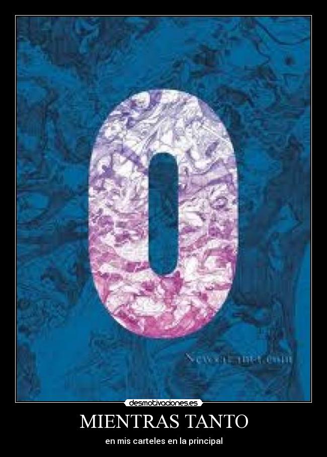 MIENTRAS TANTO - en mis carteles en la principal