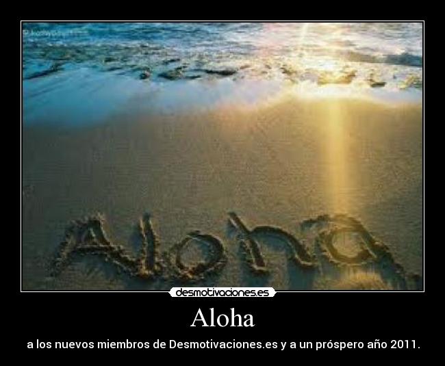 carteles aloha desmotivaciones