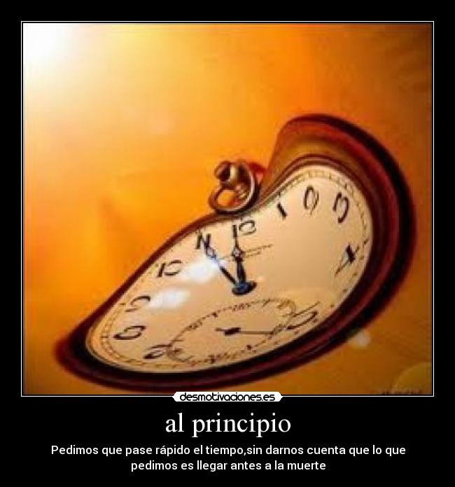 al principio -