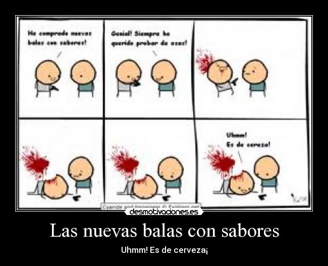 Las nuevas balas con sabores -