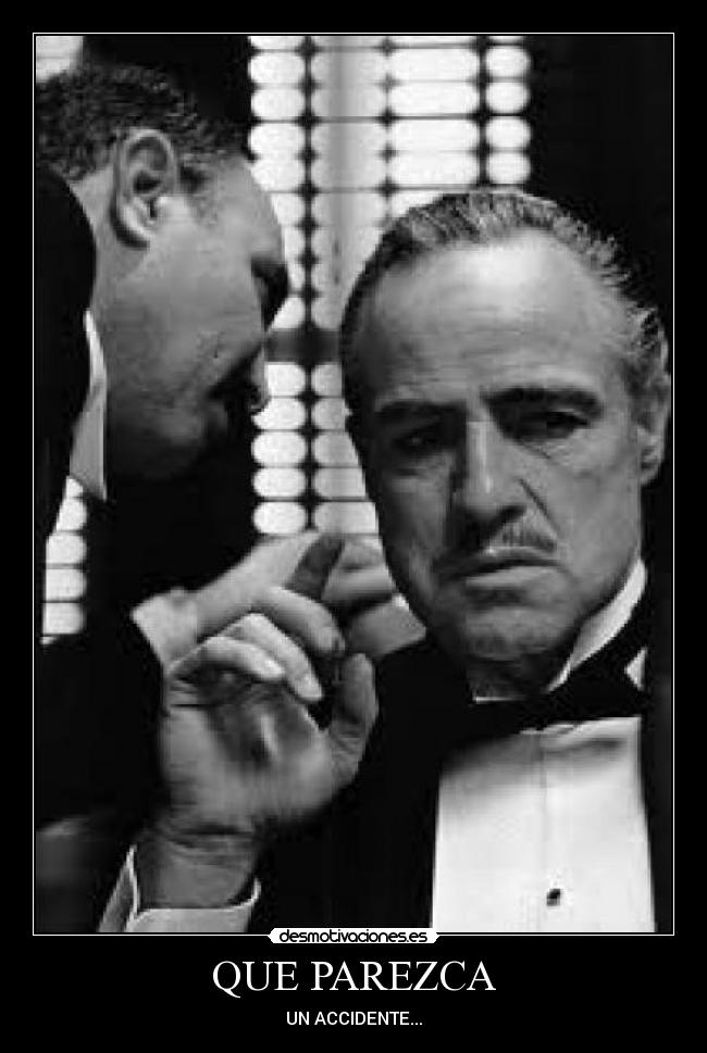 QUE PAREZCA - UN ACCIDENTE...