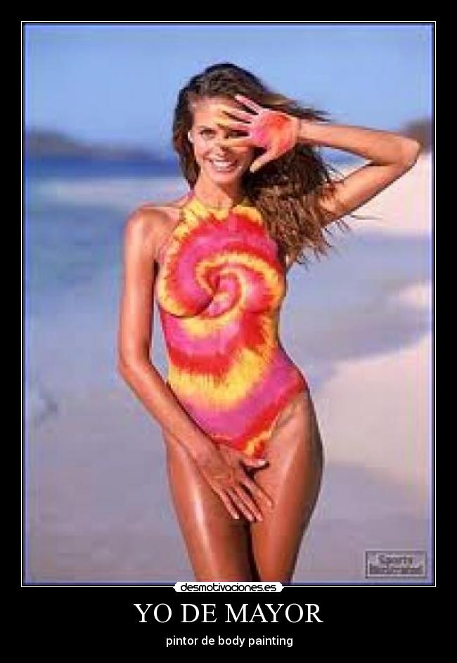 carteles body painting desmotivaciones