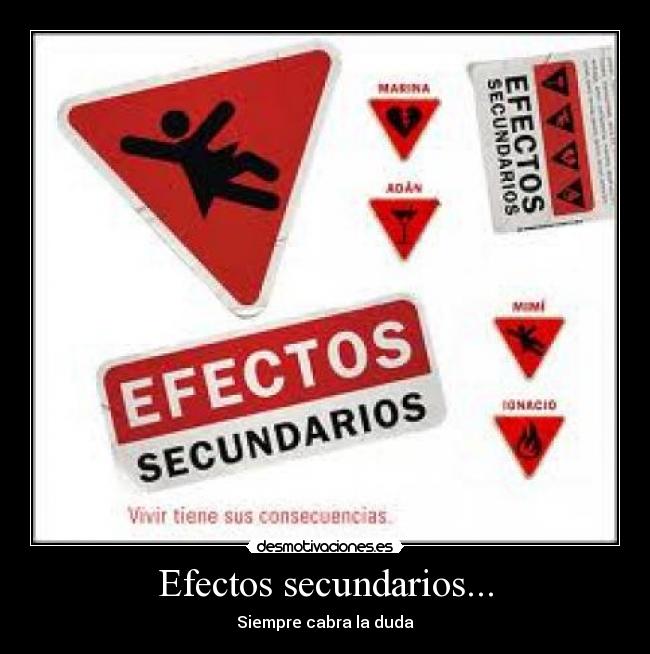 carteles cabra duda con efectos secundarios desmotivaciones