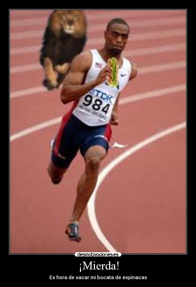 ¡Mierda! -