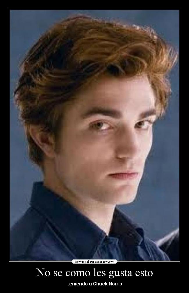 No se como les gusta esto - teniendo a Chuck Norris
