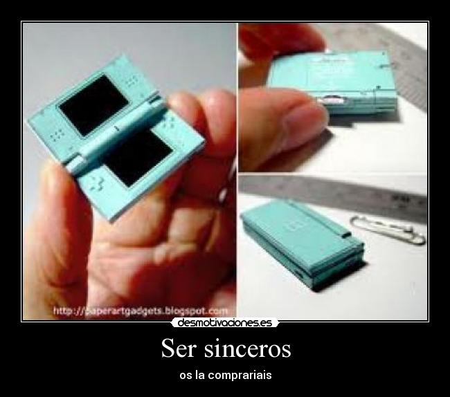 Ser sinceros - 