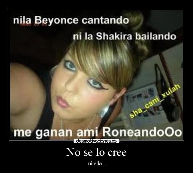 No se lo cree - 
