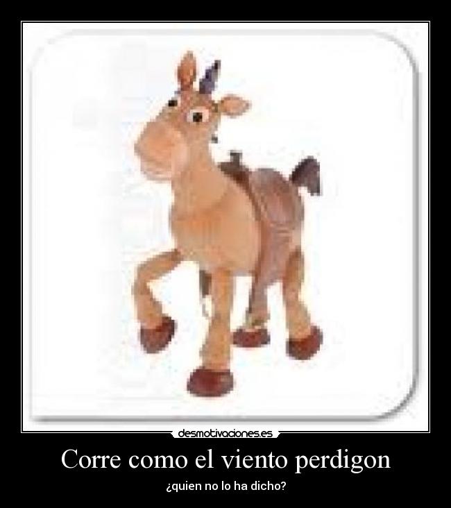 Corre como el viento perdigon -