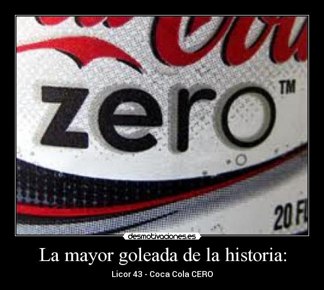 La mayor goleada de la historia: -