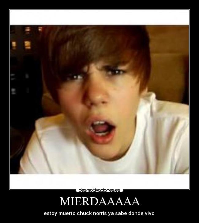 MIERDAAAAA - estoy muerto chuck norris ya sabe donde vivo 