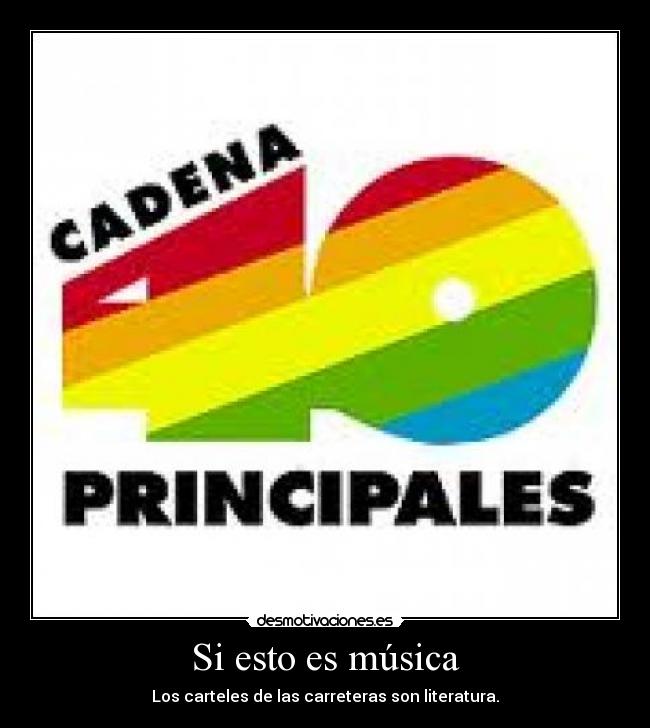 Si esto es música -