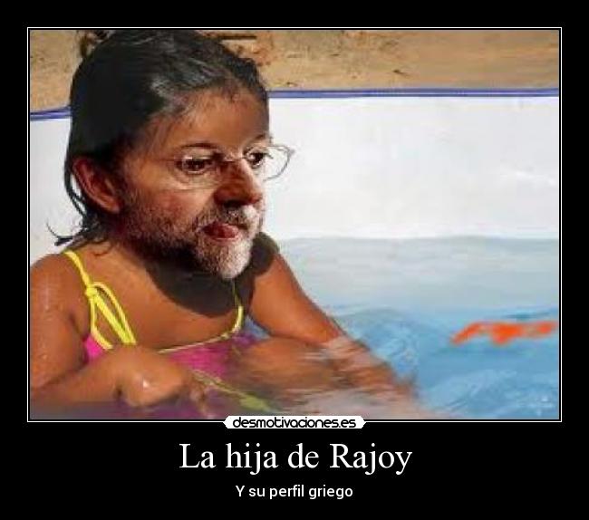 La hija de Rajoy -