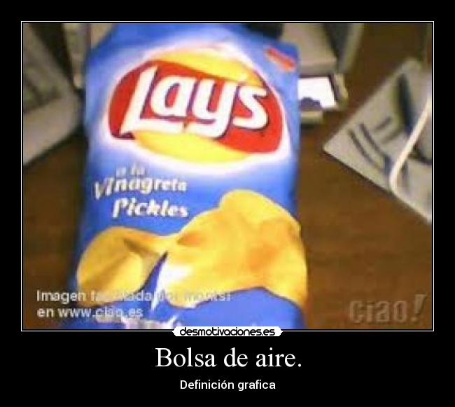 Bolsa de aire. -